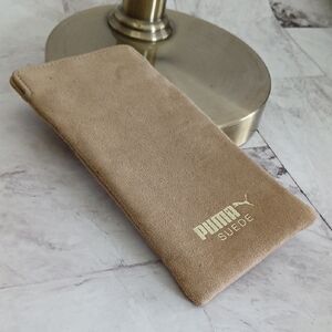 PUMA Suede Brown Glasses Case
